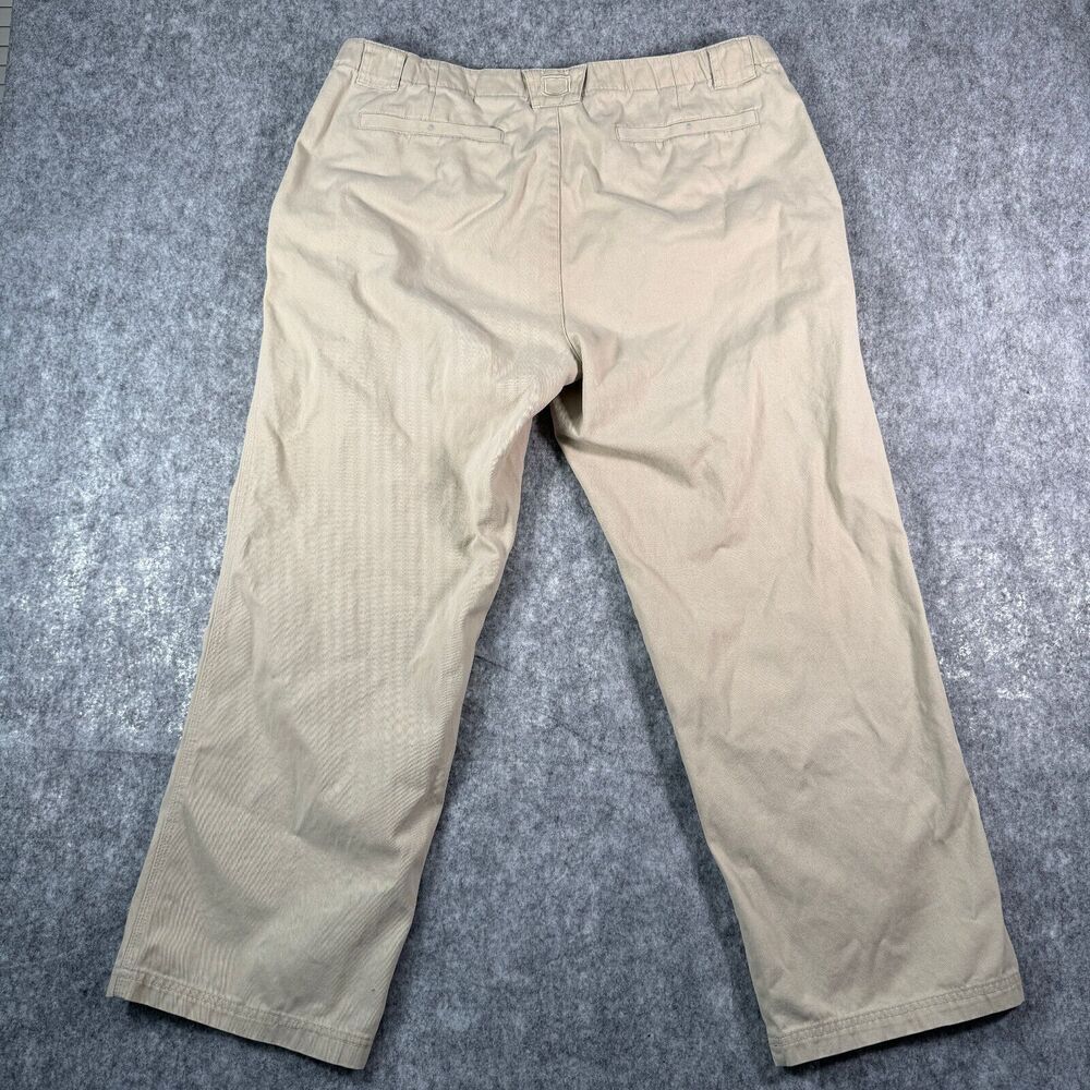 ScottEVest TEC Pants Mens 40x30 Fits 36x28 Beige Magnetic Pockets Nano Tiny Rip - Picture 12 of 12